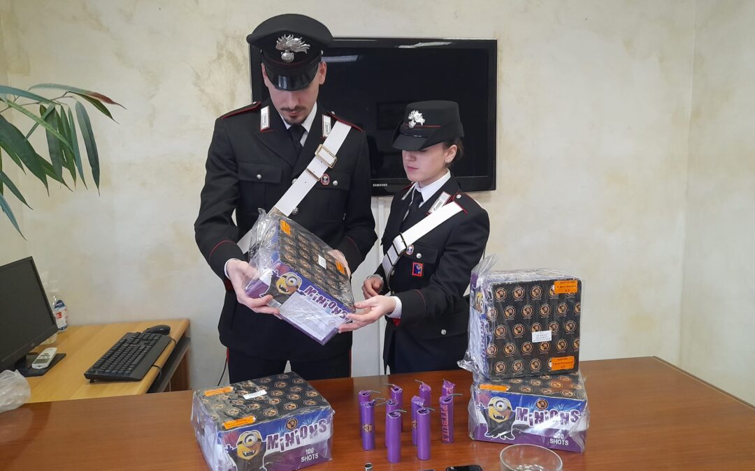 I consigli dei Carabinieri su come utilizzare e dove acquistare botti e fuochi d’artificio