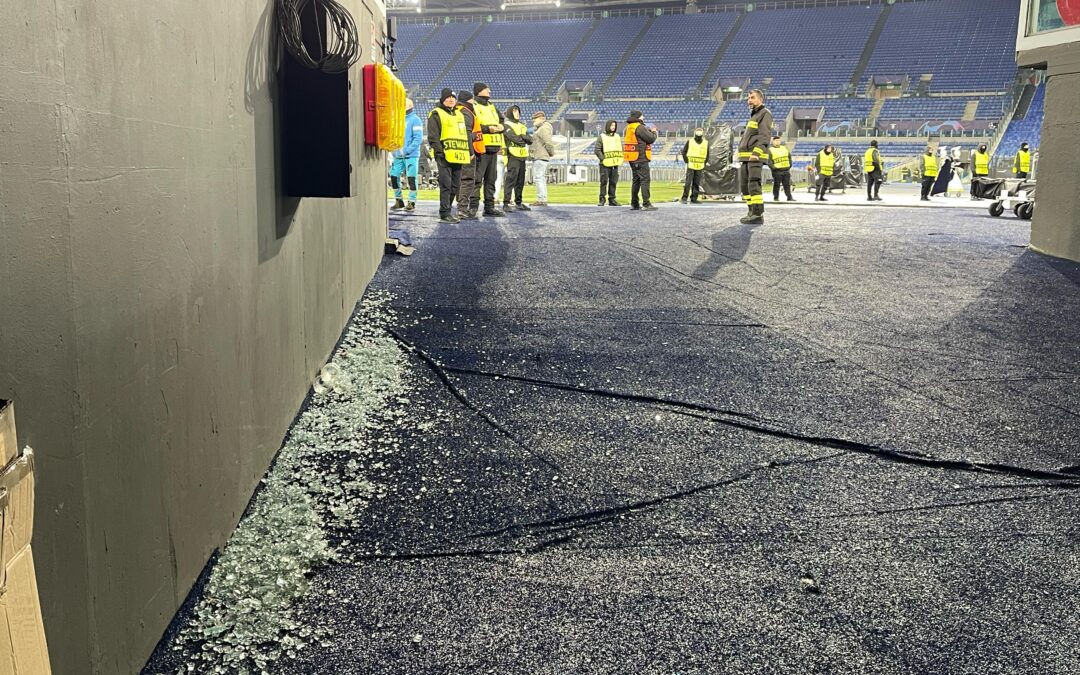 Lazio-Bayern Monaco, scontri all’Olimpico e una vetrata rotta: denunciati in quattro