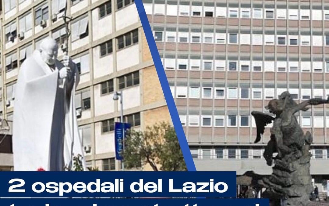 Rocca: “Gemelli e Sant’Andrea tra le 250 strutture ospedaliere al mondo fanno grande il Lazio”