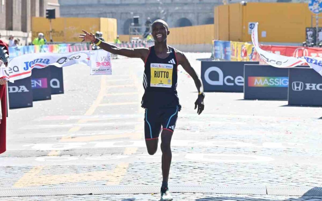 Maratona di Roma, dominano i kenioti, vince Rutto per gli uomini e Lagat per le donne