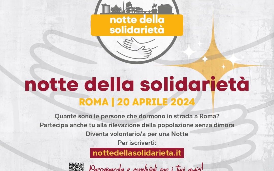 Il 20 aprile ‘La Notte della Solidarietà’