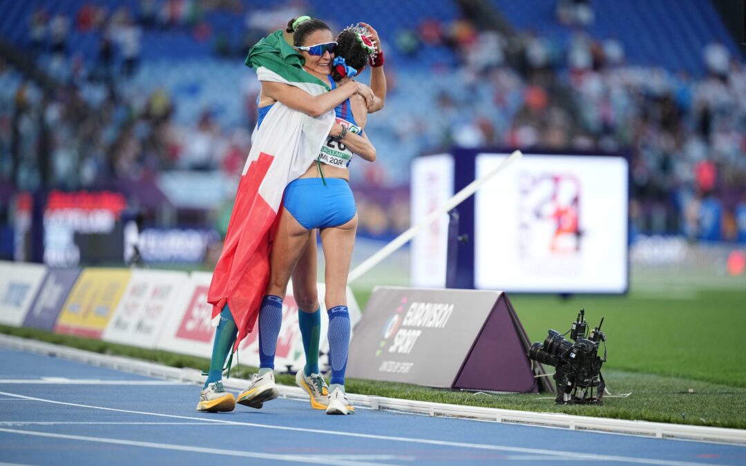 Atletica, gli Europei di Roma iniziano alla grande: oro-argento, marcia trionfale con Palmisano e Trapletti