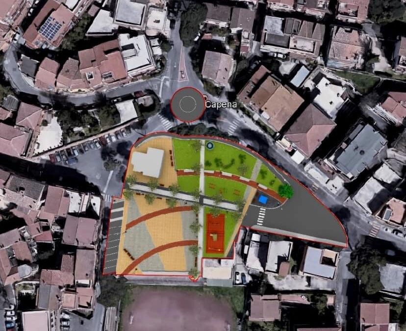 Capena, al via i lavori di riqualificazione urbanistica di Piazza della Libertà