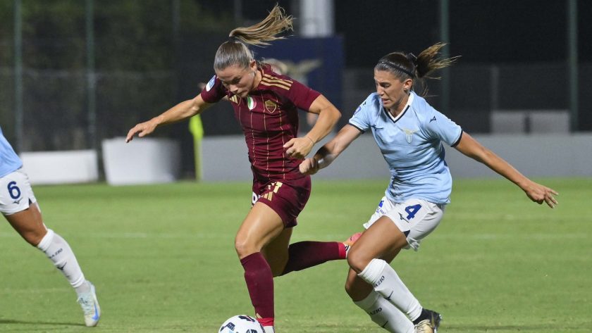 Serie A femminile, al Tre Fontane l’atteso derby tra Roma e Lazio. Le formazioni