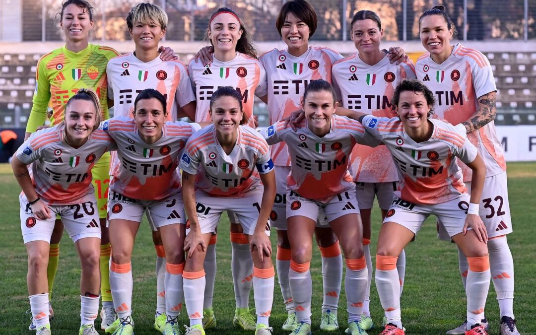 Roma women premiata in Campidoglio per la conquista della Supercoppa italiana