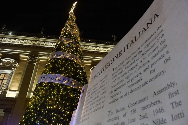 Il 10 dicembre inaugurazione dell’Albero dei Diritti Umani in via dei Fori Imperiali