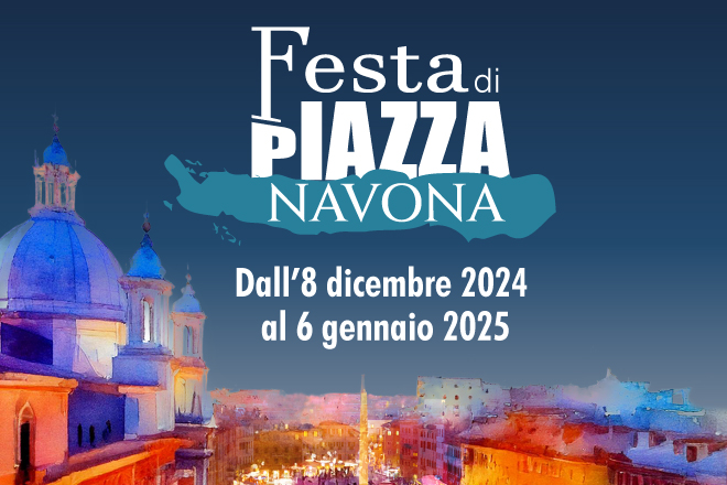 Piazza Navona, dall’8 dicembre al 6 gennaio torna la magia delle feste