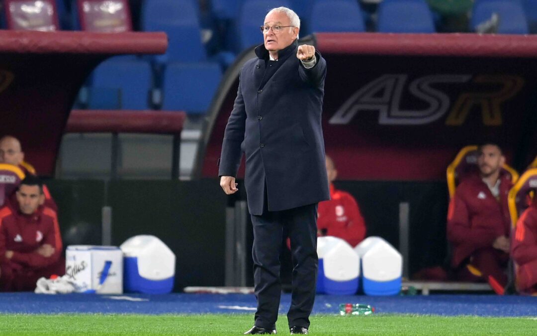 Roma, Ranieri: “Soddisfatto della vittoria e di aver fatto felici i 60mila dell’Olimpico”