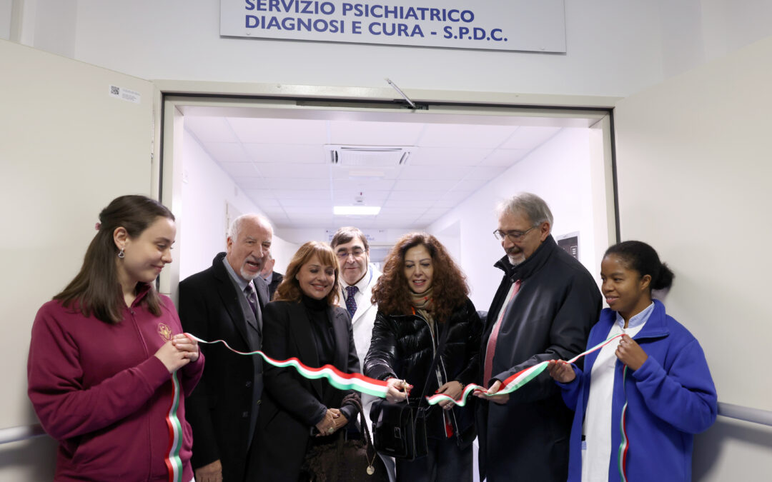 Il presidente Rocca inaugura al Grassi di Ostia il servizio psichiatrico di diagnosi e cura